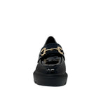 Mocasines con tacon Tabitha para mujer color burgundy