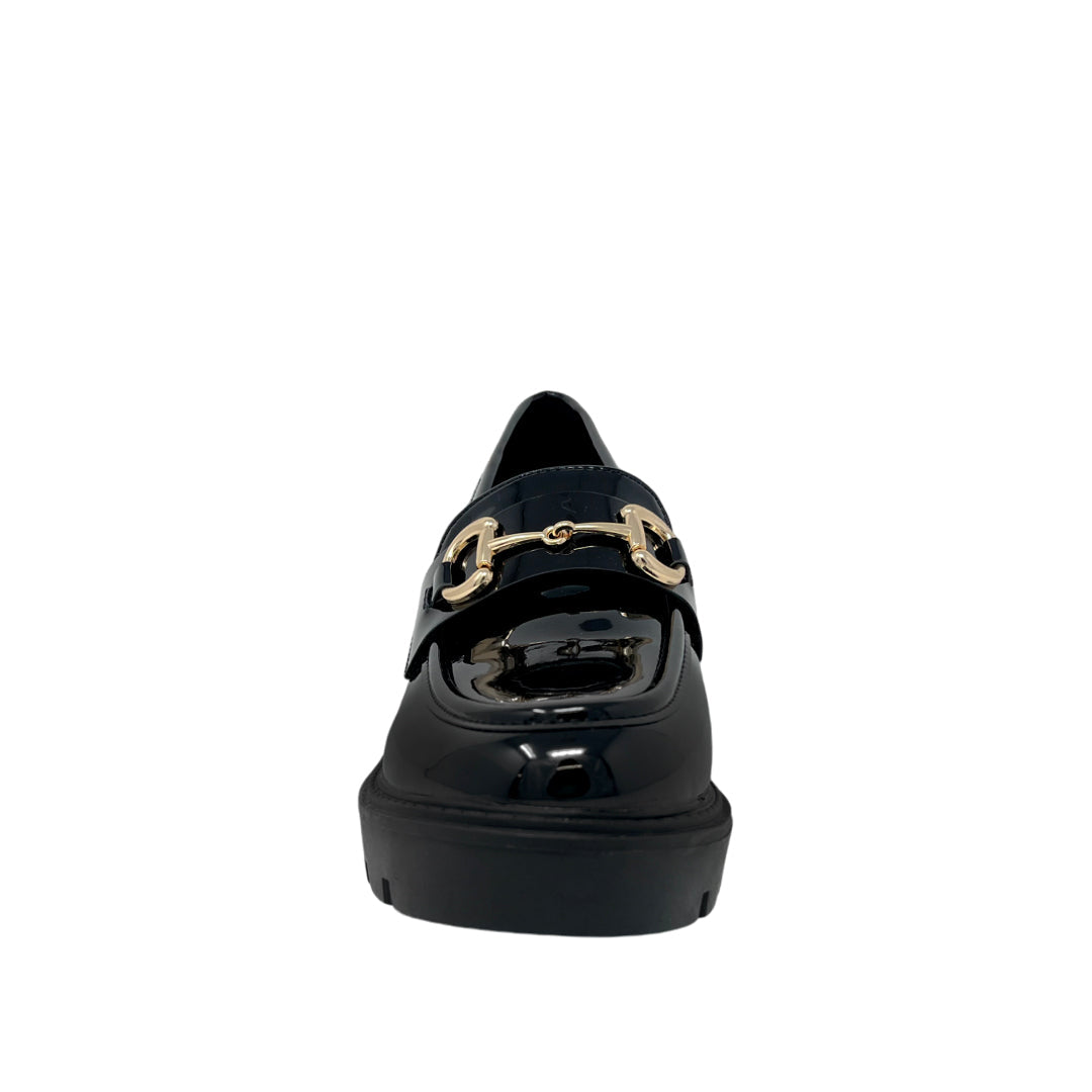 Mocasines con tacon Tabitha para mujer color burgundy