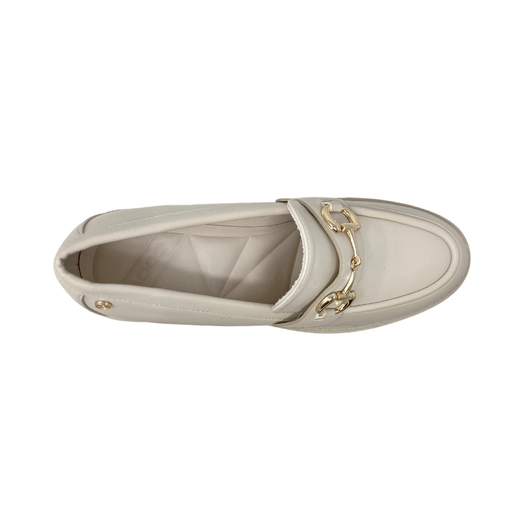 Mocasines Tomoyo para mujer color blanco hueso