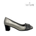 Tacones Edna para mujer color plateado