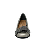 Tacones Edna para mujer color plateado