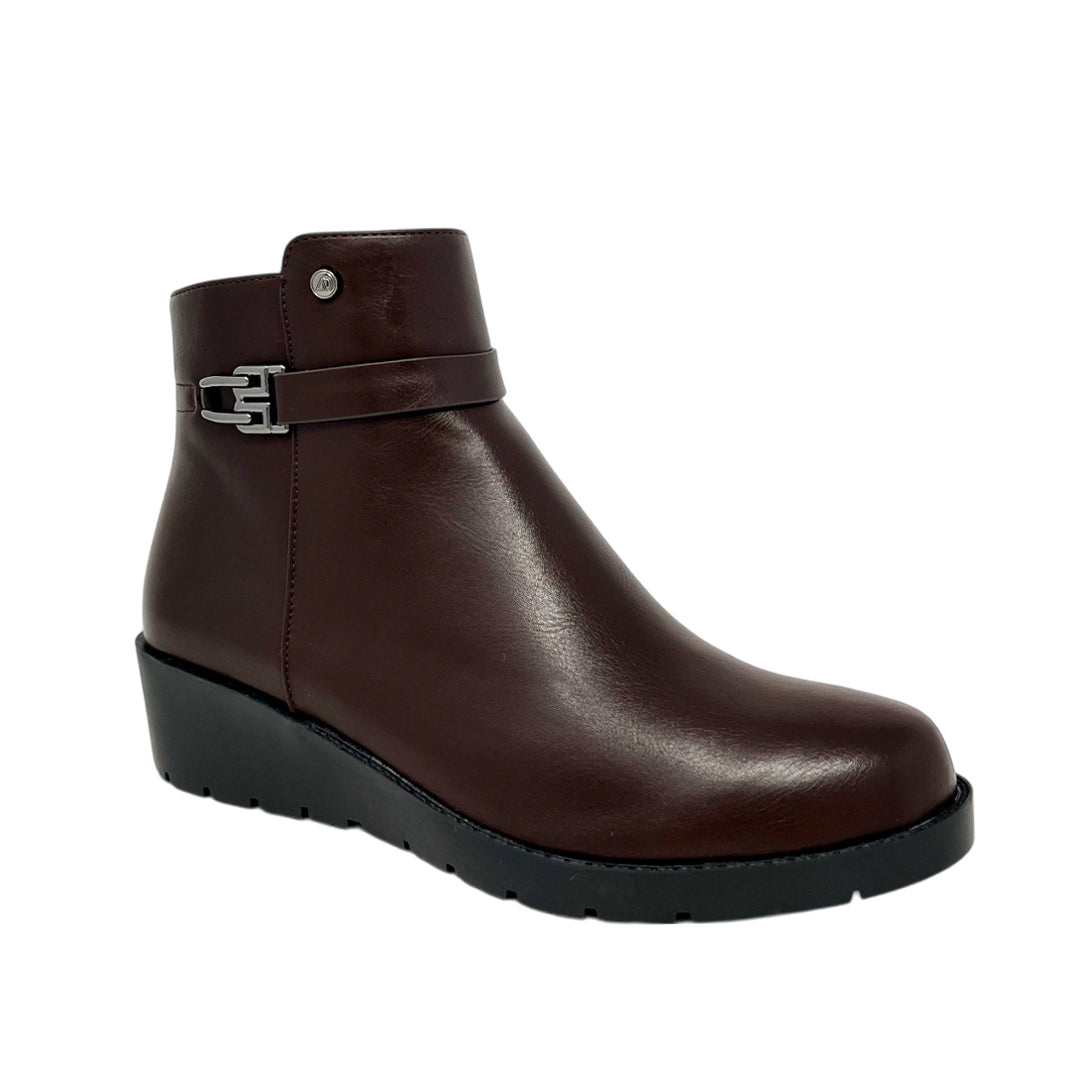 Botas de tacón Melanie para mujer color café