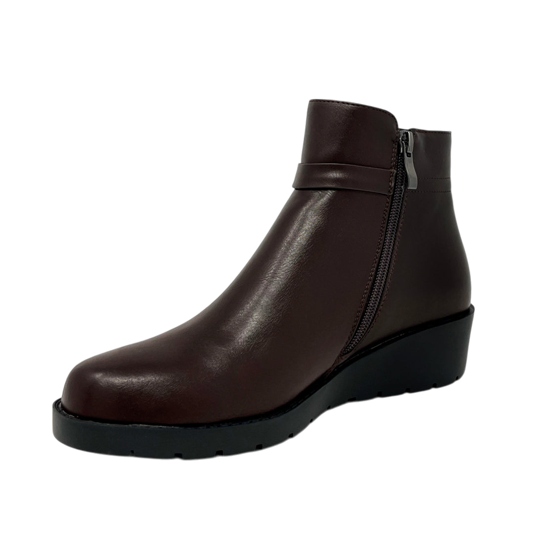 Botas de tacón Melanie para mujer color café