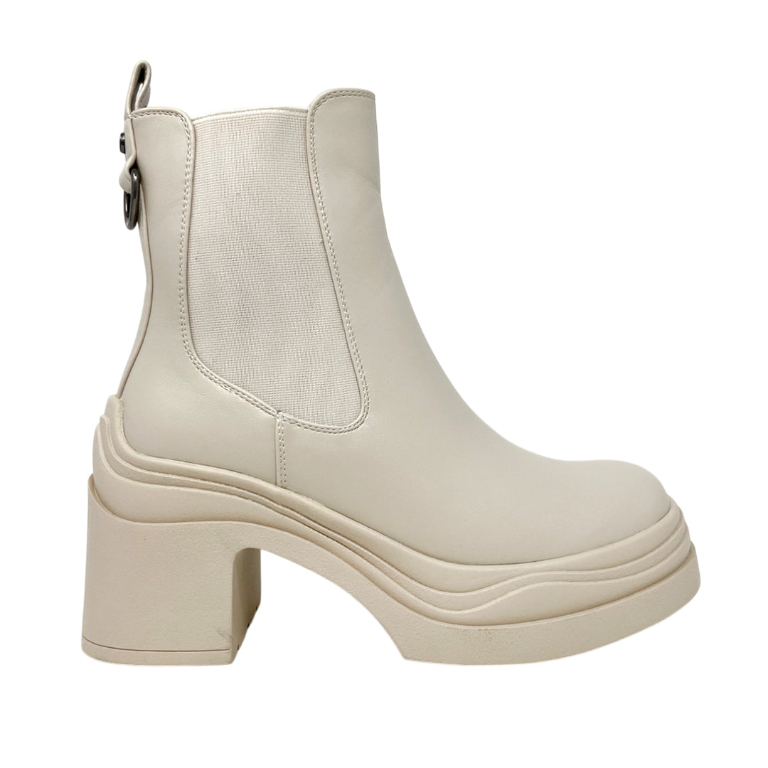 Botas de tacón Shiloh color blanco hueso