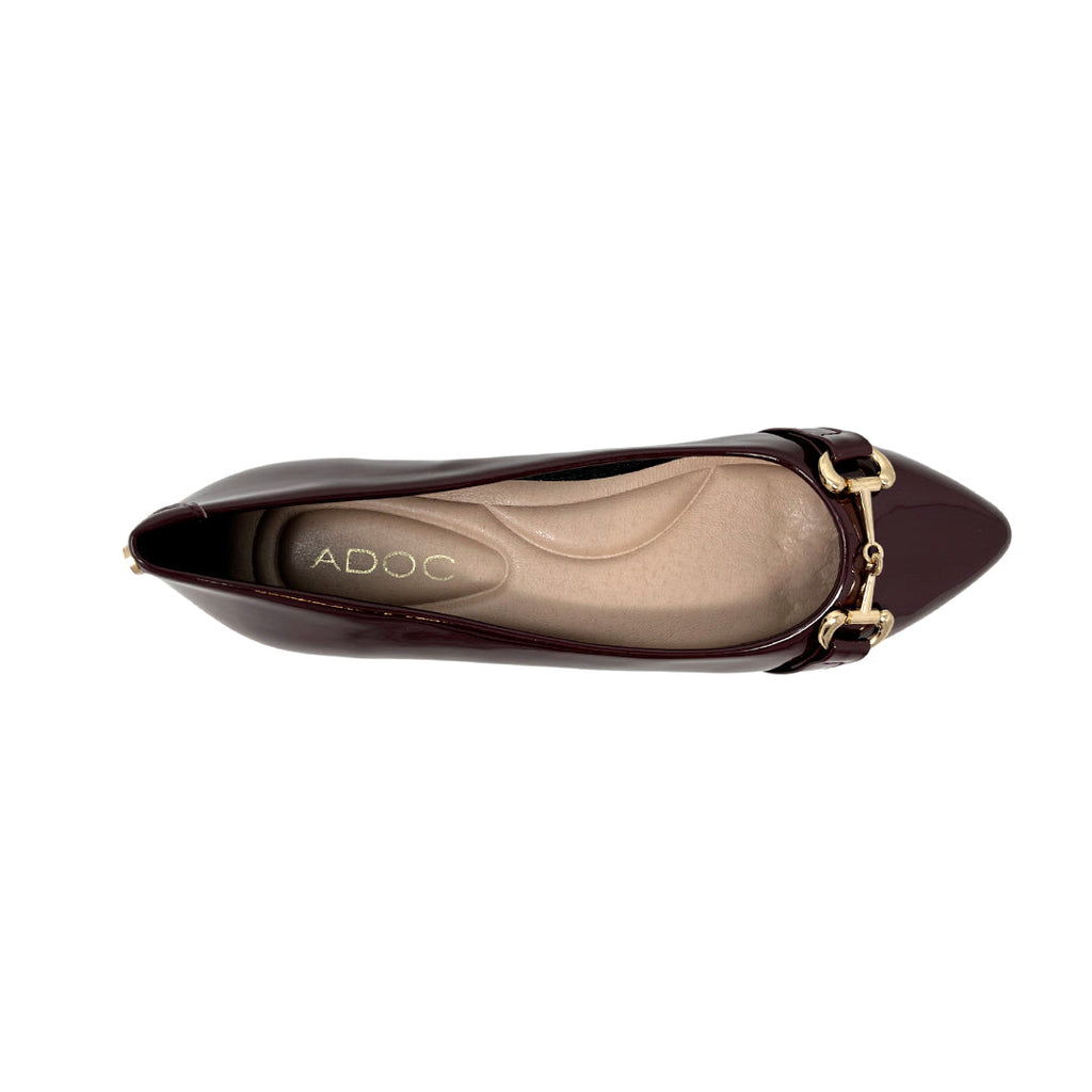 Ballerinas Theo color burgundy