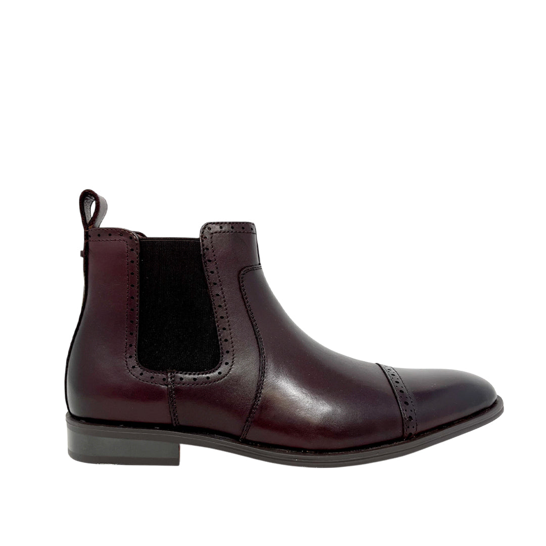 Botines Zohan color burgundy