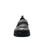 Mocasines Wenn para mujer color plateado