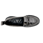 Mocasines Wenn para mujer color plateado