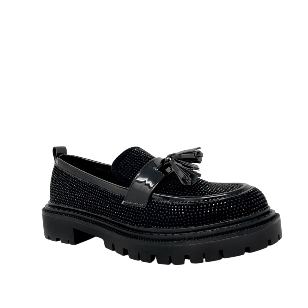 Mocasines Wanda para mujer color negro
