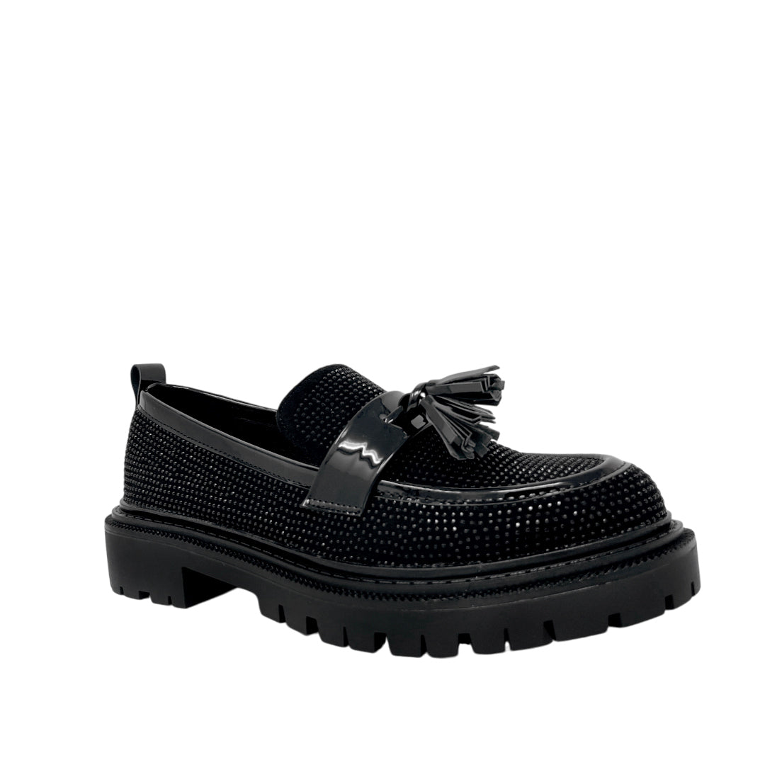 Mocasines Wanda para mujer color negro