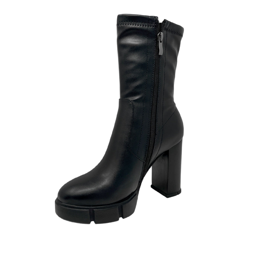 Botas de tacón Zahara para mujer color negro