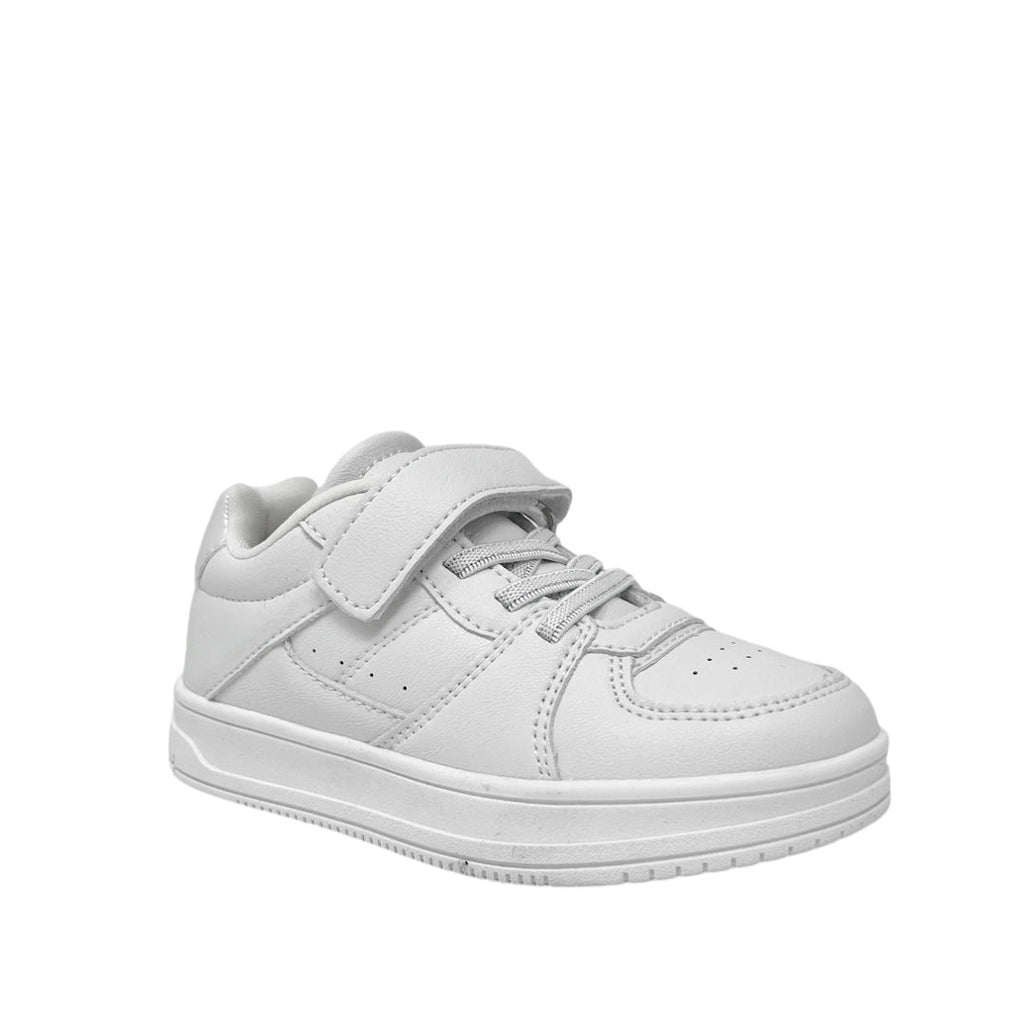 Tennis escolares Ukky para niña color blanco