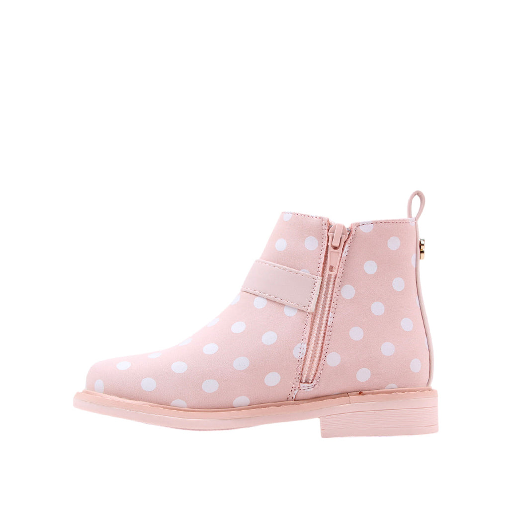 Botas Minnie para niña color rosado