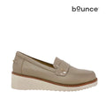Mocasines Sefora para mujer color hueso