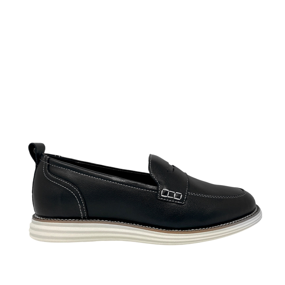 Mocasines Soade para mujer color negro