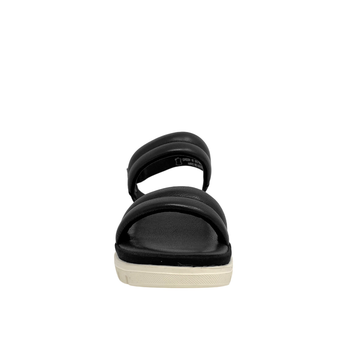 Sandalias flats Usha para mujer color negro
