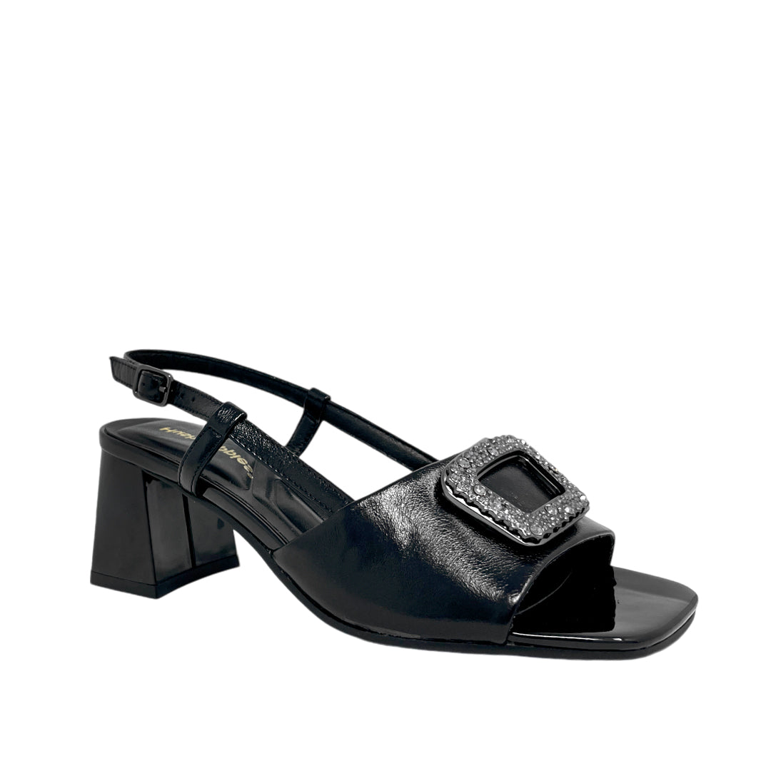 Sandalias de tacón Winn para mujer color negro