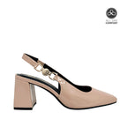 Tacones slingback Zaida para mujer color nude