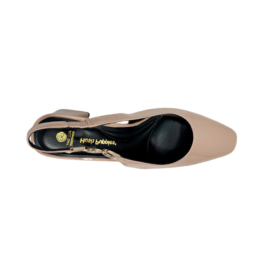 Tacones slingback Zaida para mujer color nude