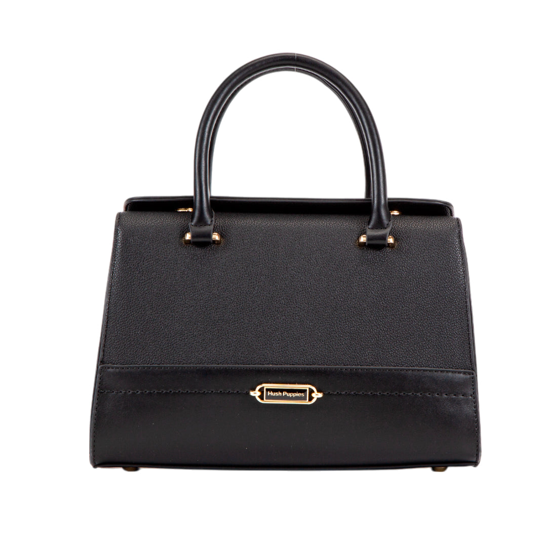 Cartera satchel Sami para mujer color negro
