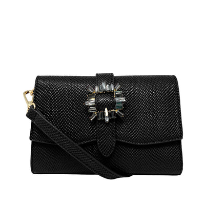 Cartera crossbody Viv para mujer color negro