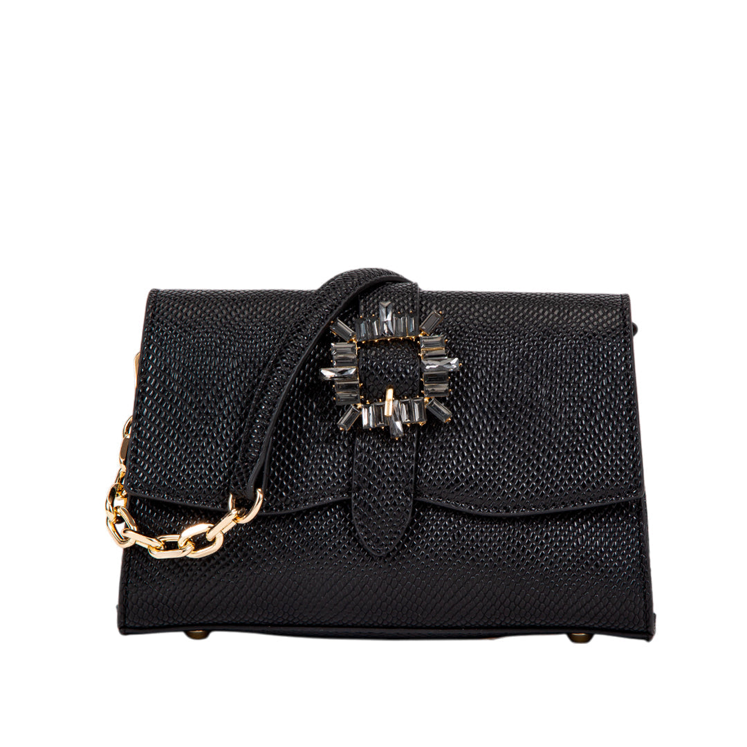 Cartera crossbody Viv para mujer color negro