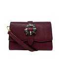 Cartera crossbody Viv para mujer color vino