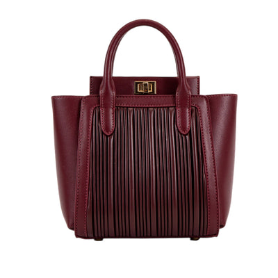 Cartera crossbody Zindy para mujer color vino