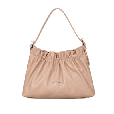 Cartera satchel Tulsi para mujer color nude