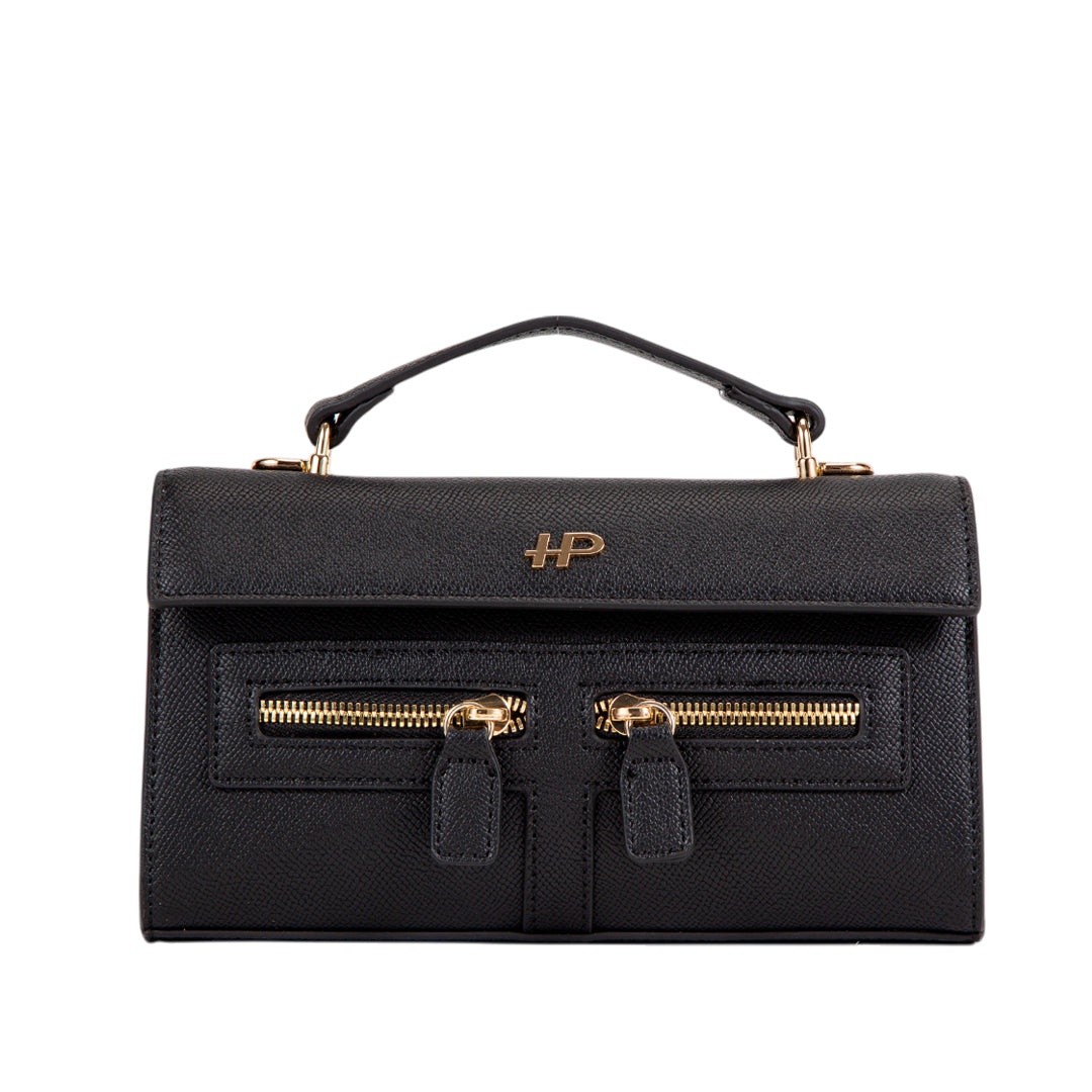 Cartera crossbody Yilly para mujer color negro