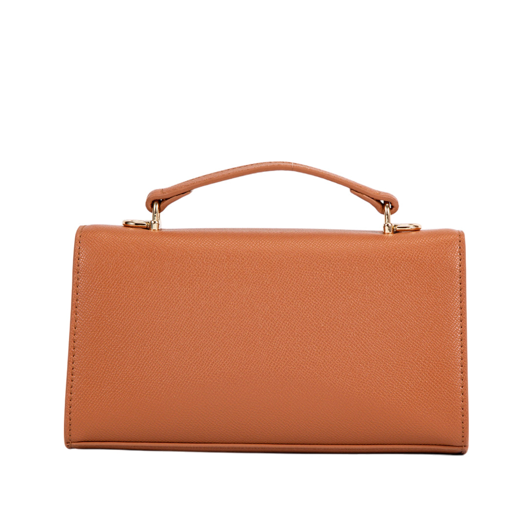 Cartera crossbody Yilly para mujer color tan