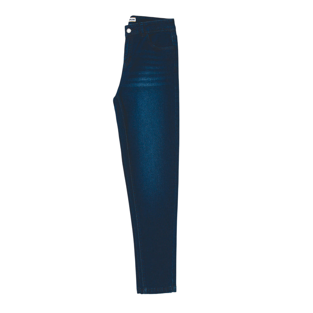 Jeans Triblend Mid-Rise Skinny para mujer color azul