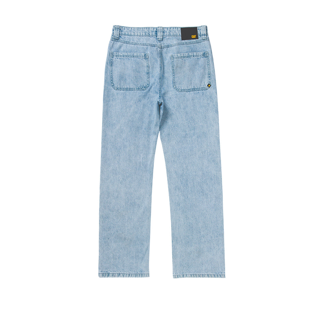 Jeans Double Front para hombre color celeste
