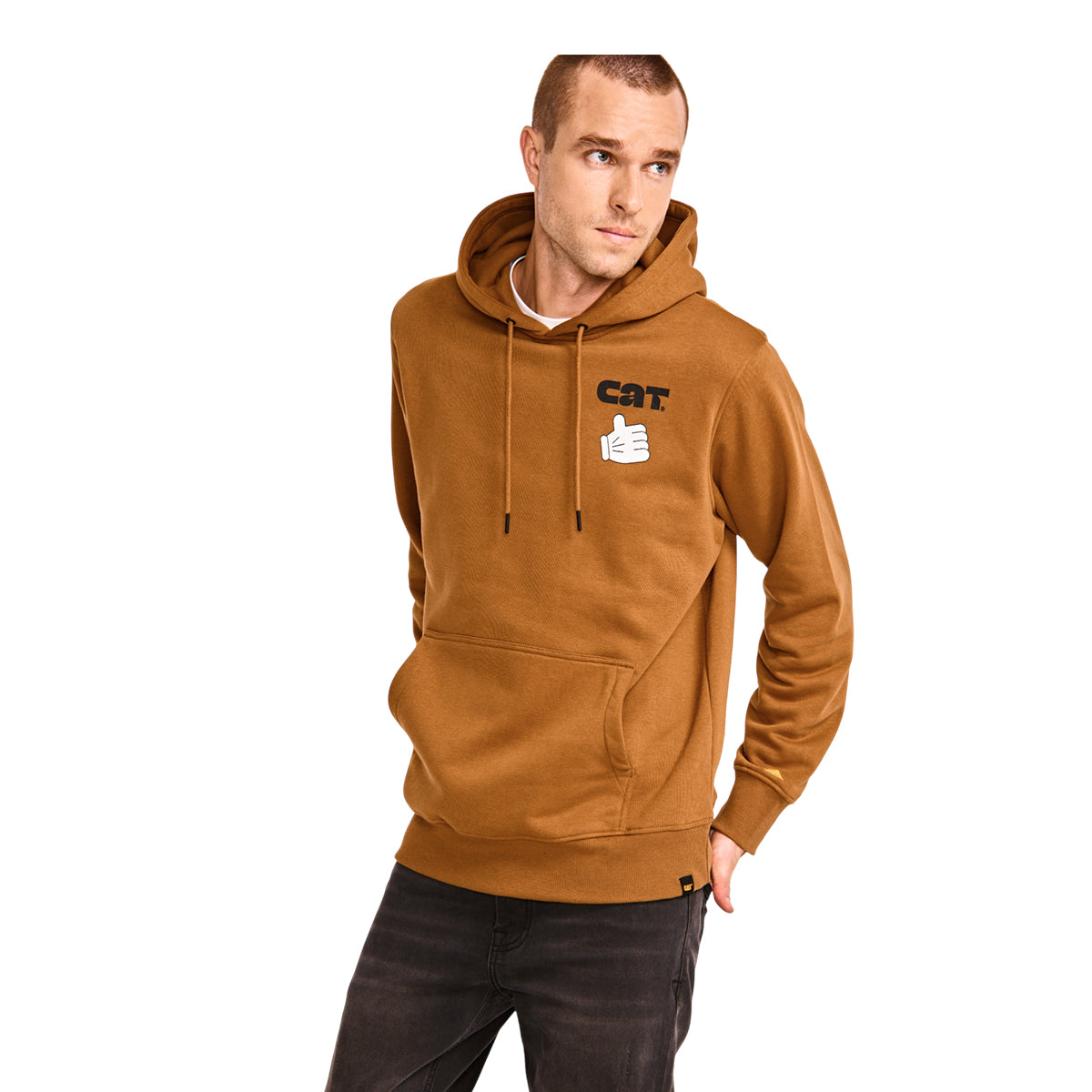 Hoodie Kidult - Danny Diesel para hombre color café