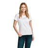 Camiseta Metal Box para mujer color blanco