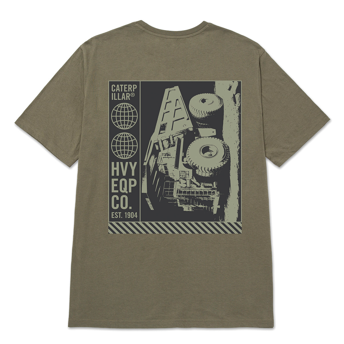 Camiseta Urban Camo para hombre color olivo
