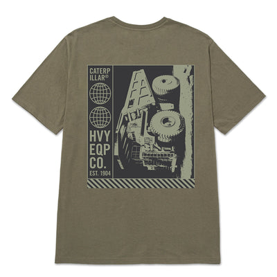 Camiseta Urban Camo para hombre color olivo