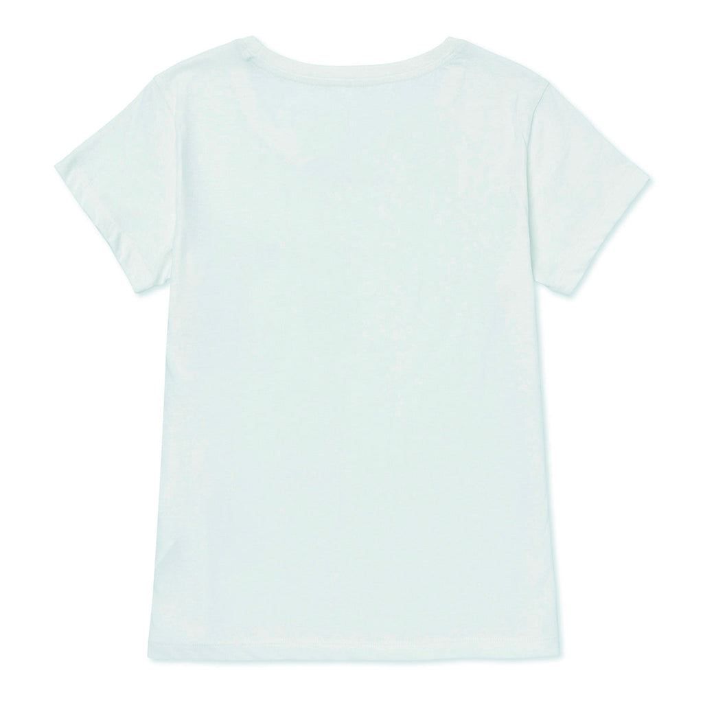 Camiseta Cat Logo para mujer color verde