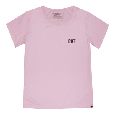 Camiseta Cat Logo para mujer color lila