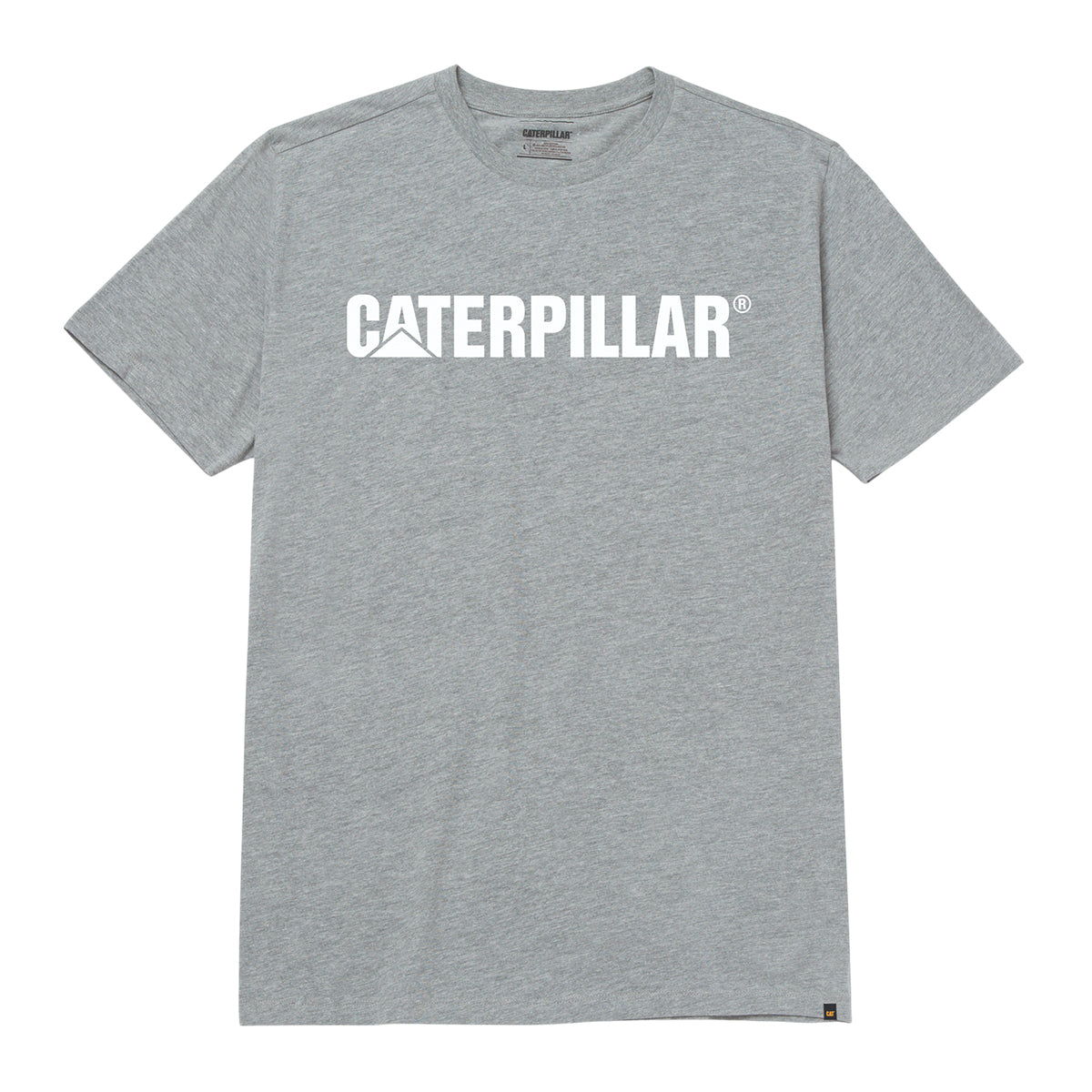 Camiseta Caterpillar Logo para hombre color gris