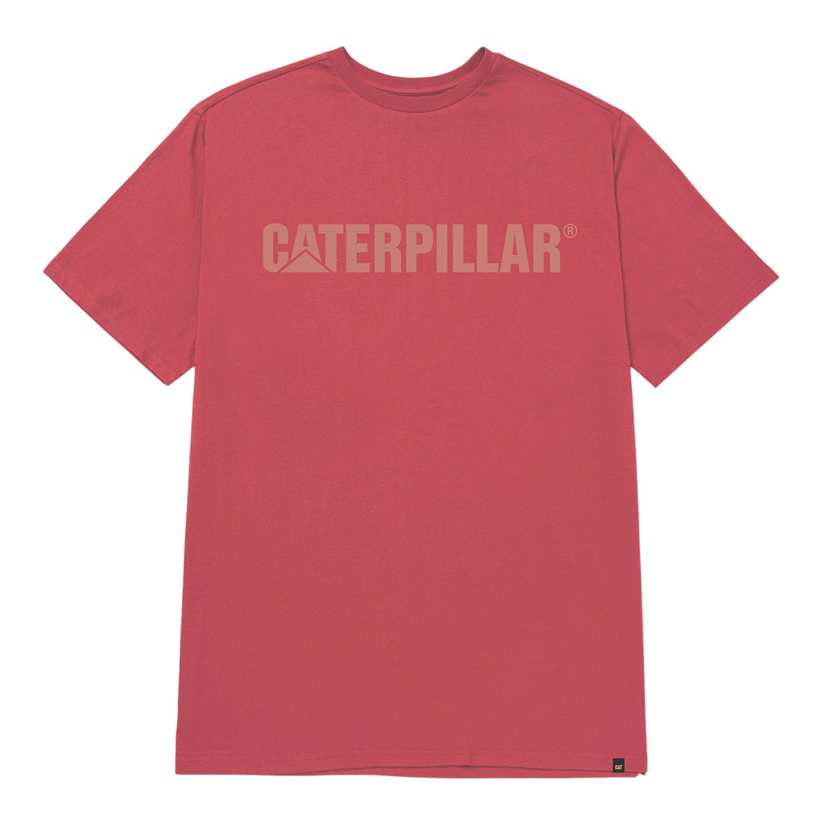 Camiseta Caterpillar Logo para hombre color rojo
