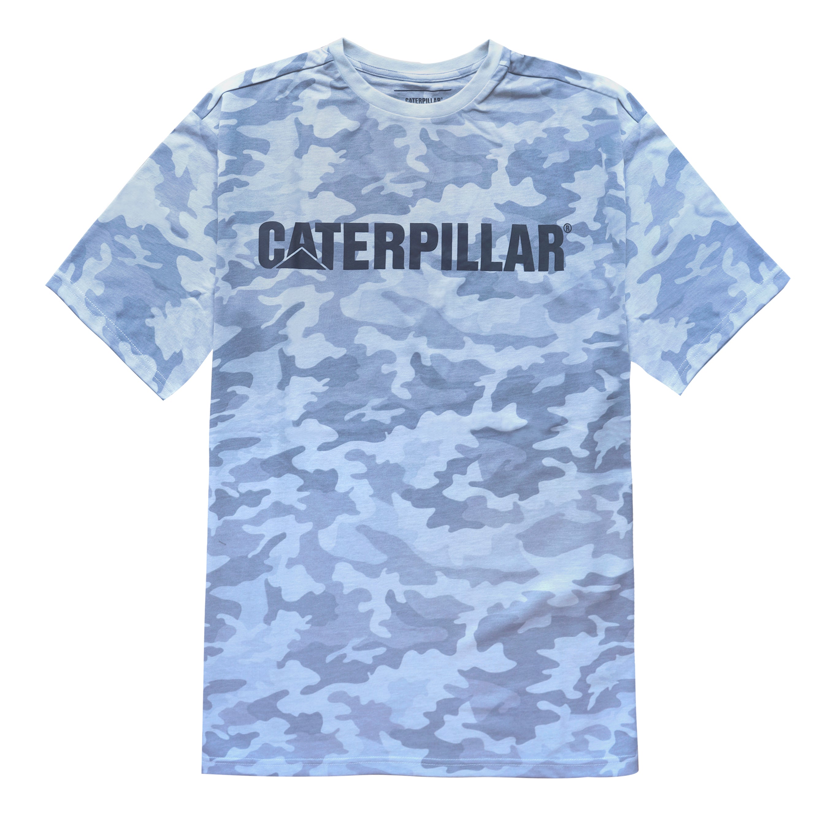 Camiseta Caterpillar Logo para hombre color gris