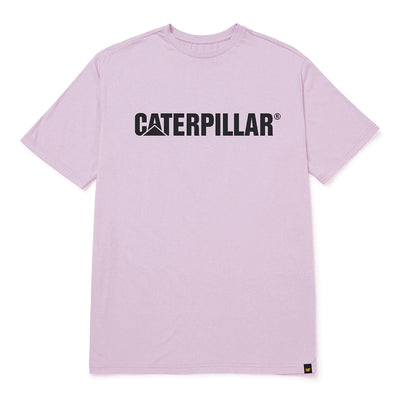 Camiseta Caterpillar Logo para hombre color morado