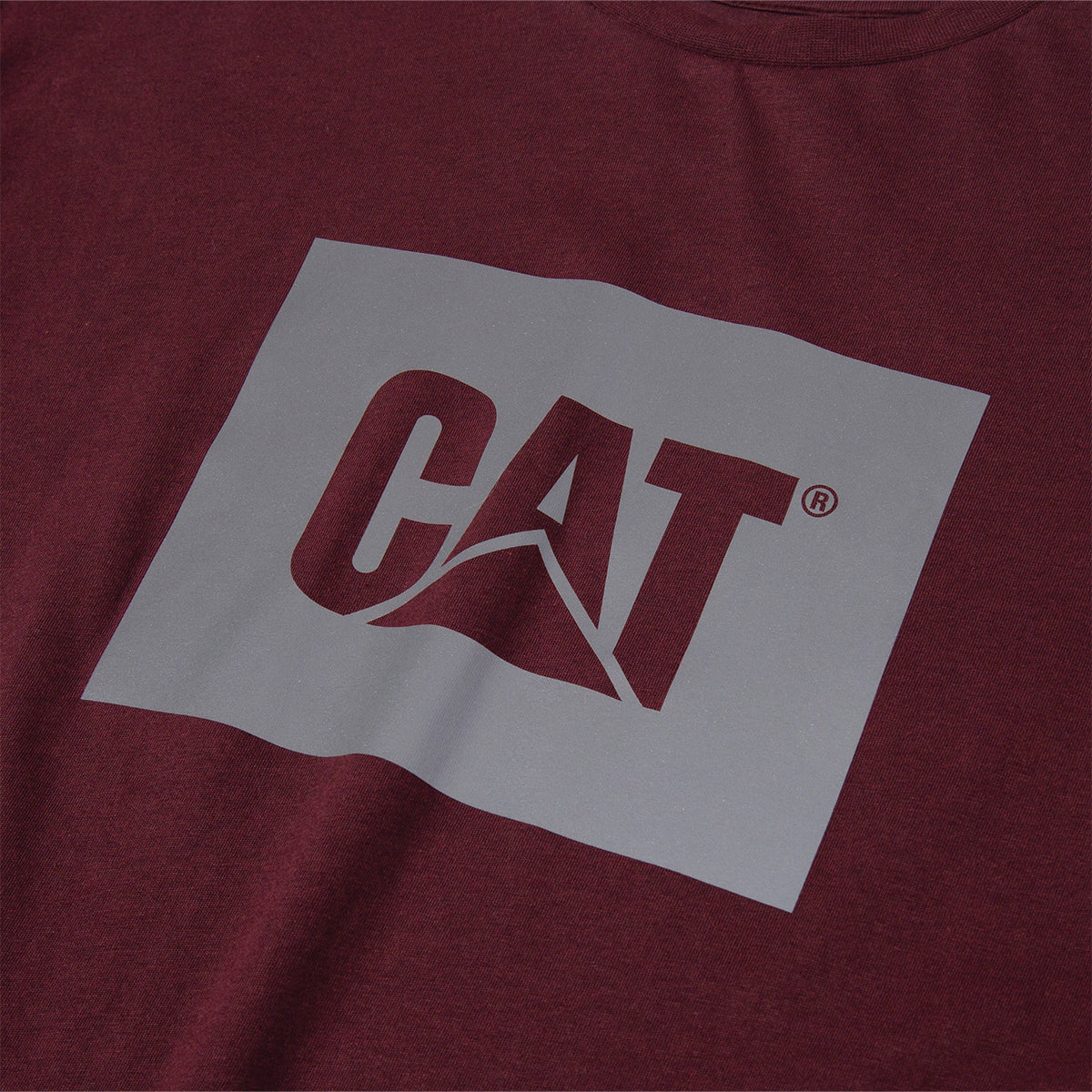 Camiseta Reflective para hombre color vino