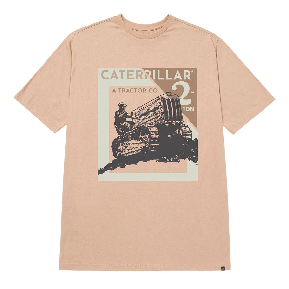 Camiseta Rustic Graphic para hombre color beige