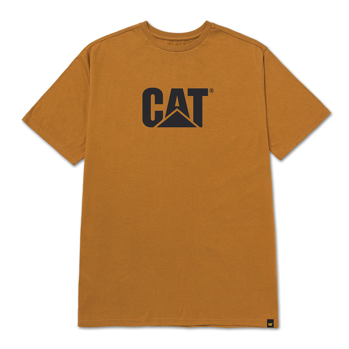 Camiseta Cat Logo para hombre color bronce