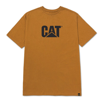 Camiseta Cat Logo para hombre color bronce
