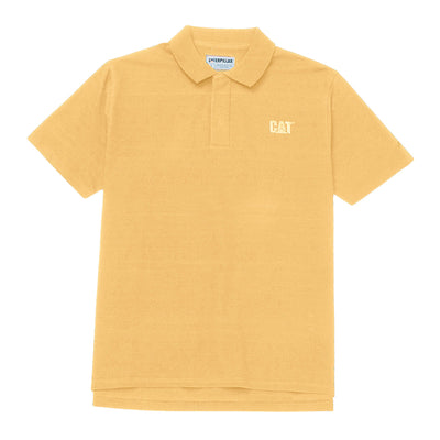 Camisa Polo Pique para hombre color amarillo