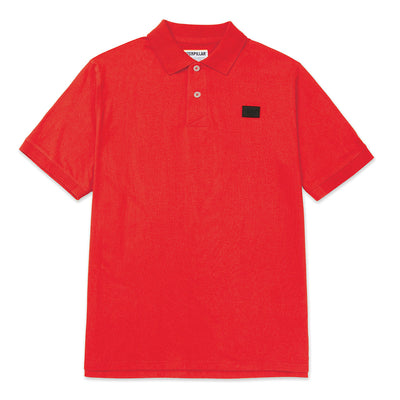 Camisa Polo Jersey para hombre color rojo