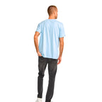 Camiseta Pocket para hombre color celeste